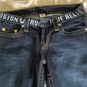 True Religion blue skinny jeans